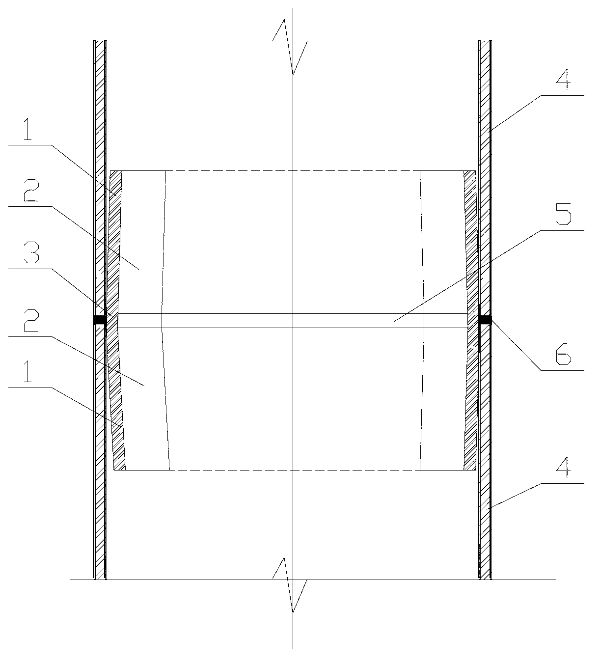 Method for lifting concrete in ultrahigh reducing steel pipe column