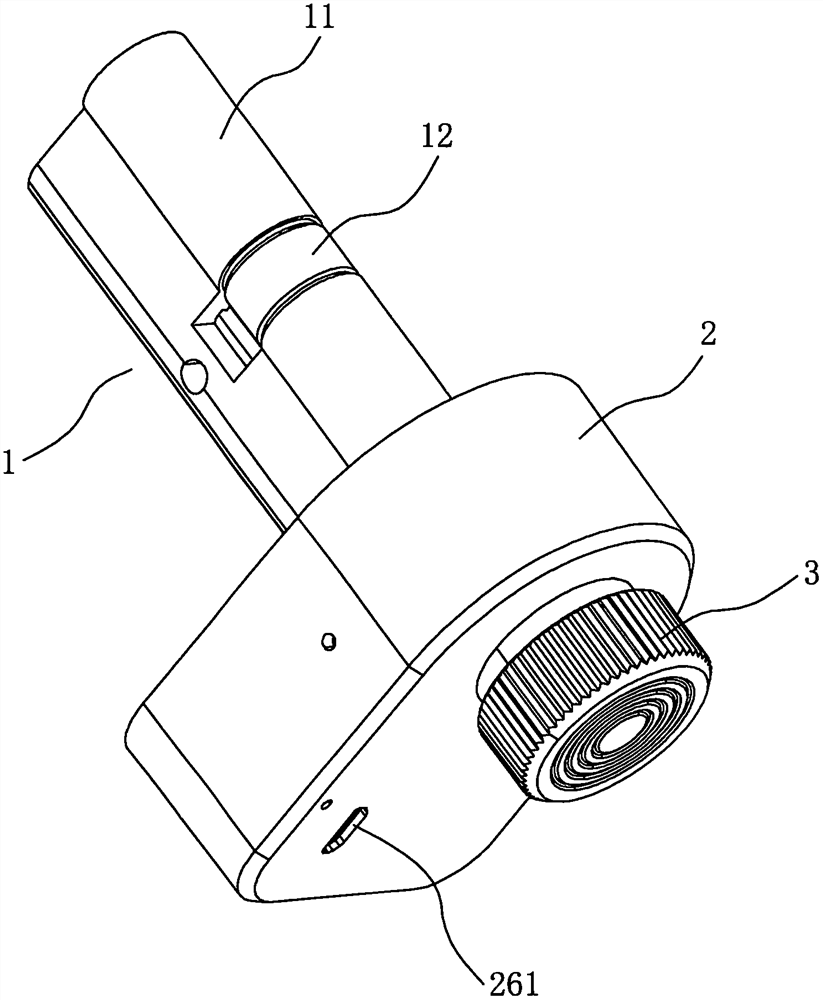 Full-automatic indoor door lock