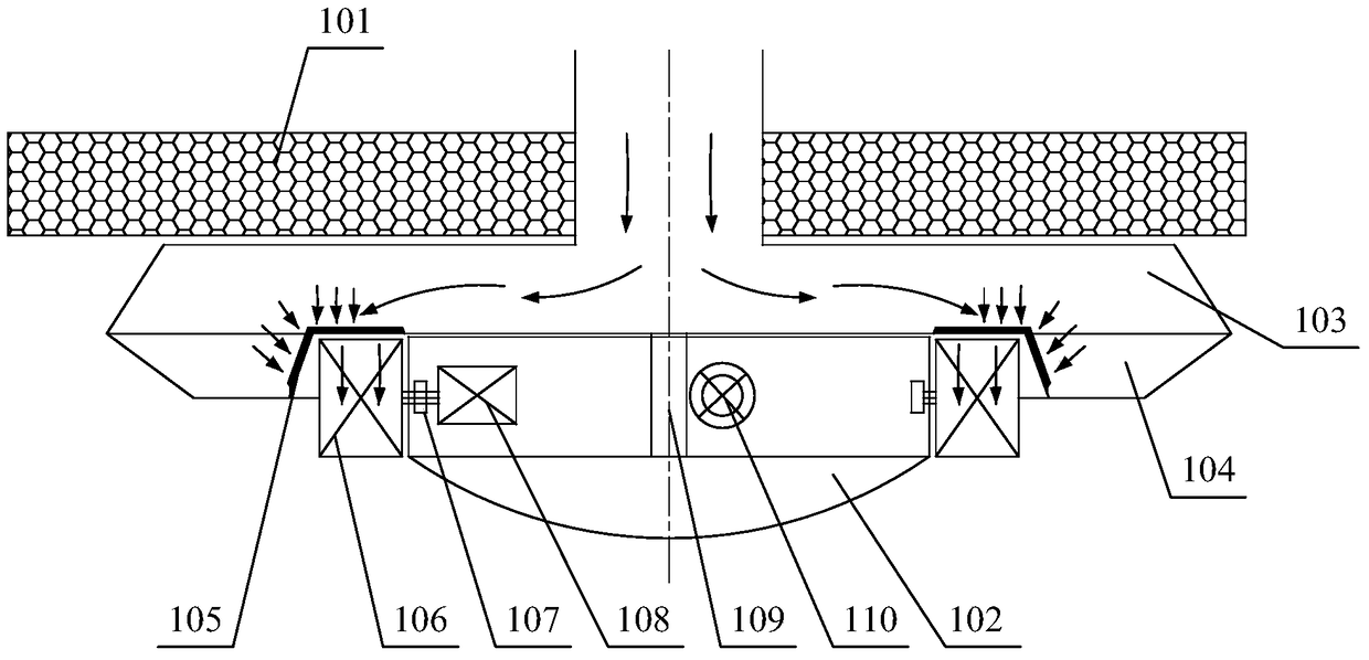 A built-in air conditioner