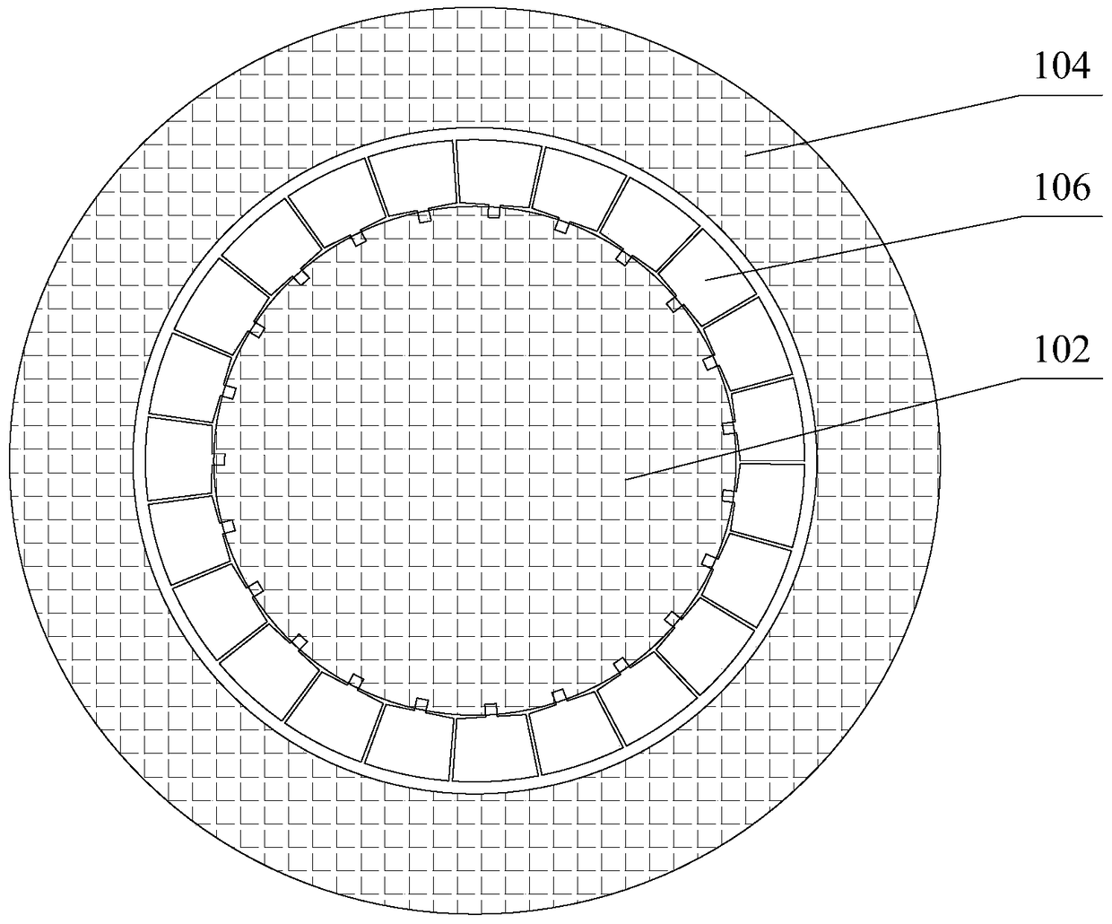 A built-in air conditioner