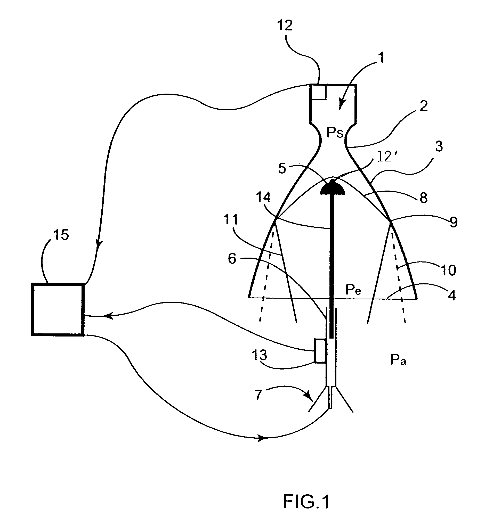 Method for reducing the nonsteady side loads acting on a nozzle of a rocket engine
