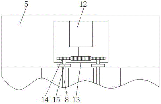 Punching device with relatively high drilling efficiency for hardware connecting piece