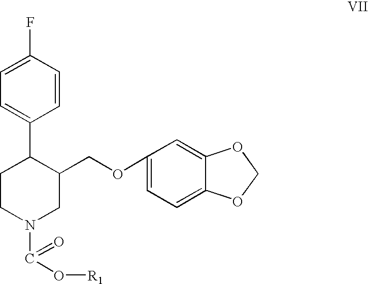 Preparation of paroxetine involving novel intermediates