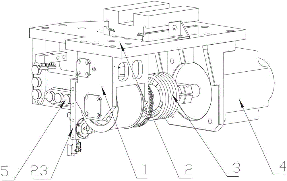 One-dimensional active follow weight reduction hanging device