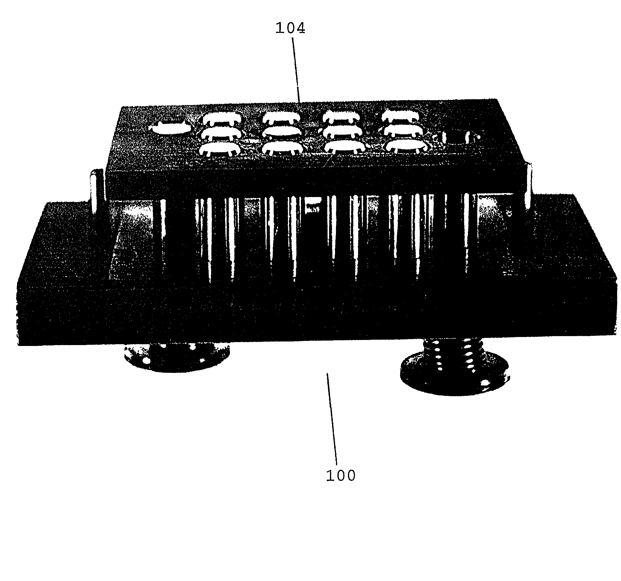 Method for creating a frozen tissue array