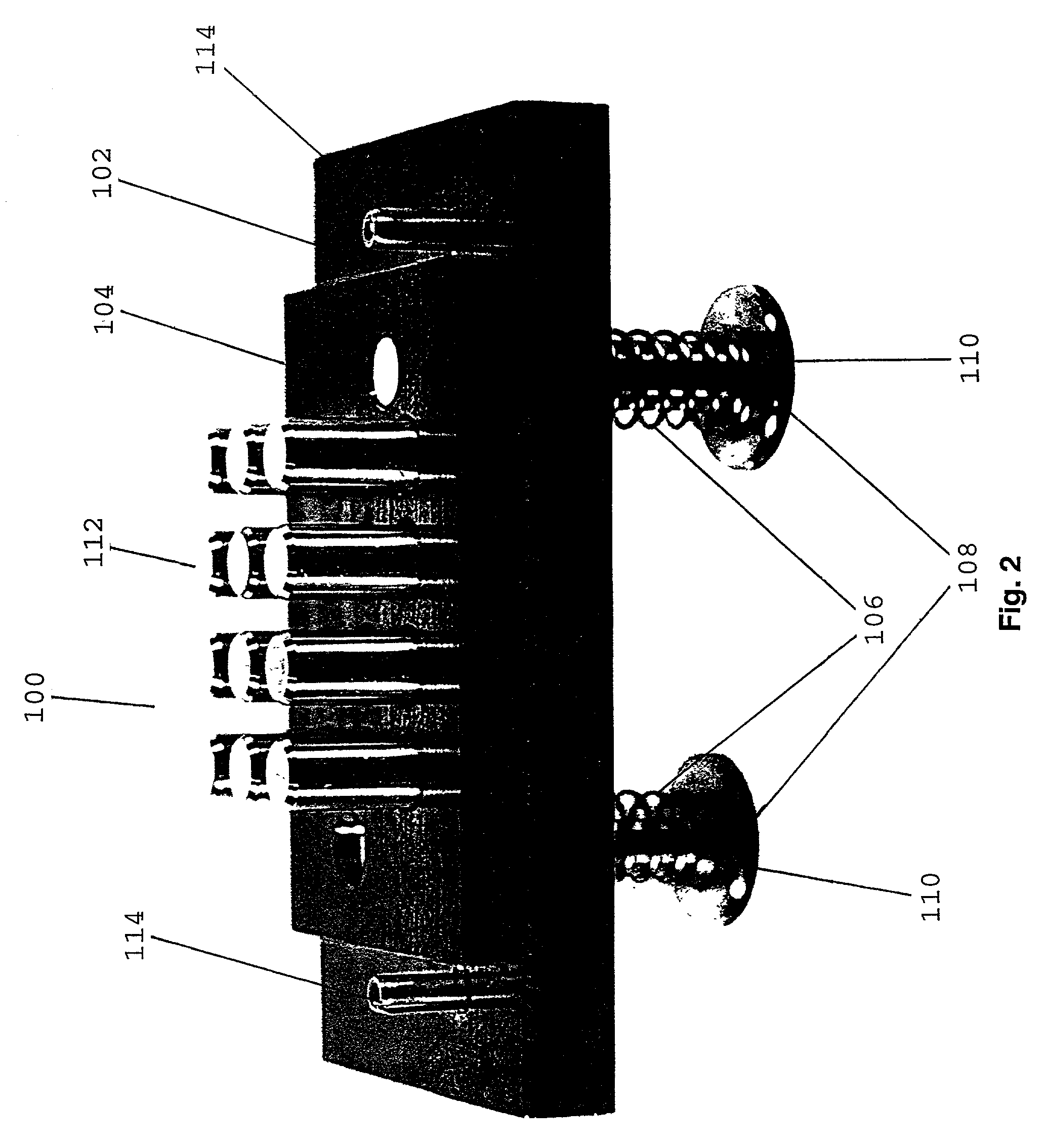 Method for creating a frozen tissue array