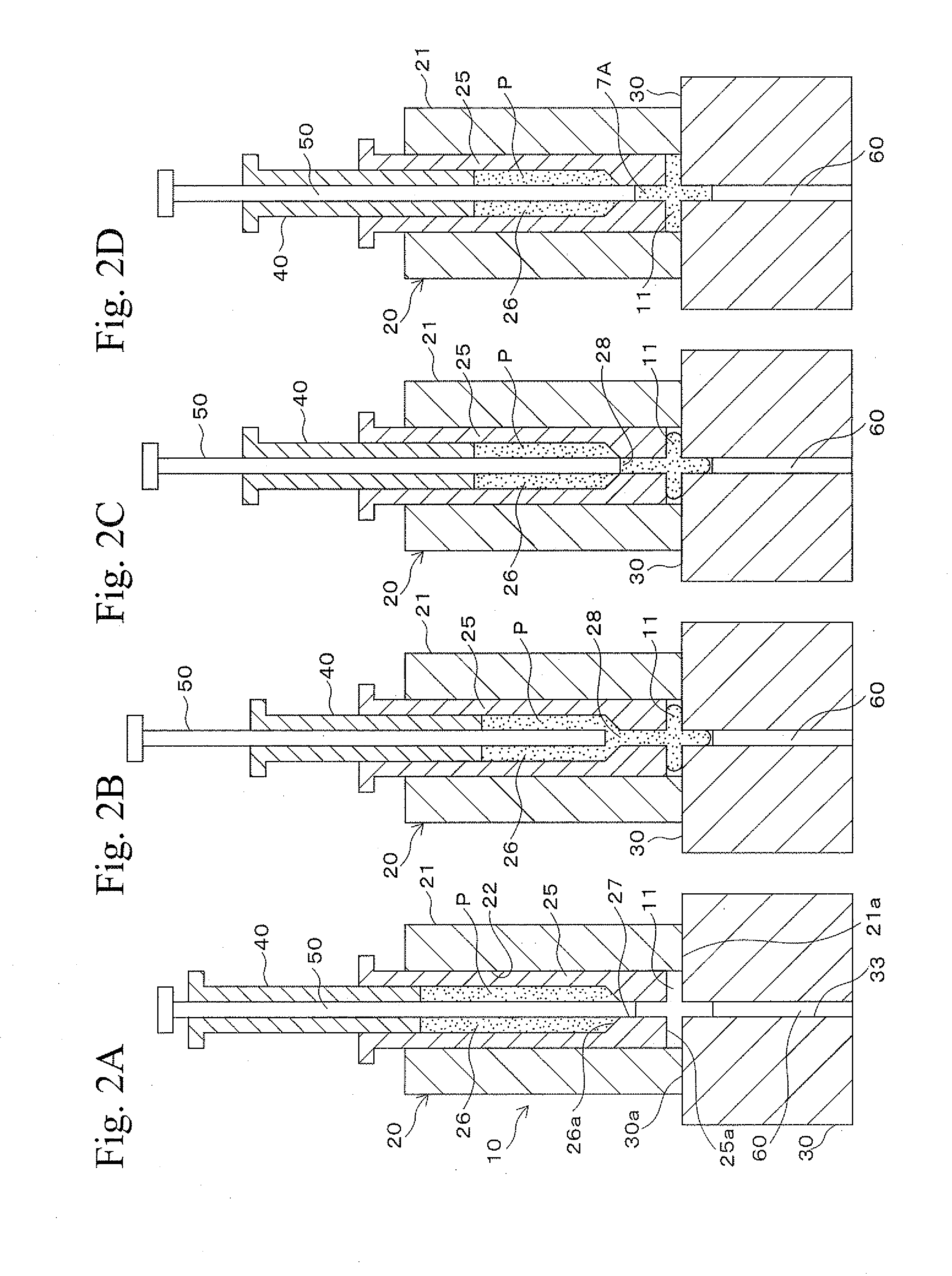 Forming die assembly for microcomponents