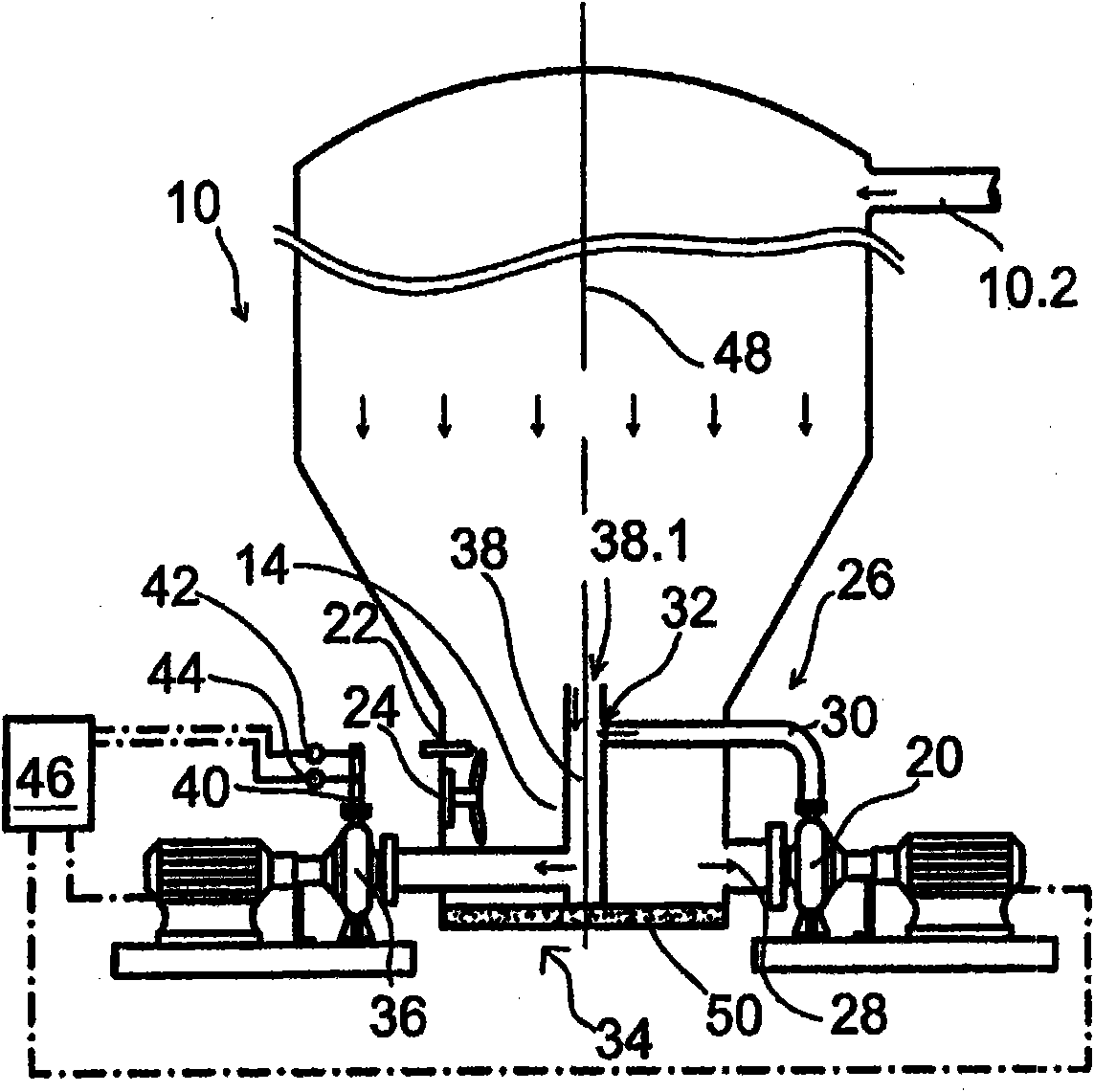 An apparatus for discharging pulp from a vessel, method of discharging pulp form a vessel and method of upgrading a pulp vessel