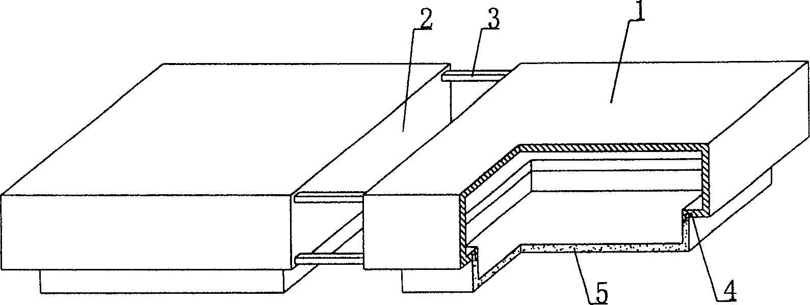 Hollow member for concrete