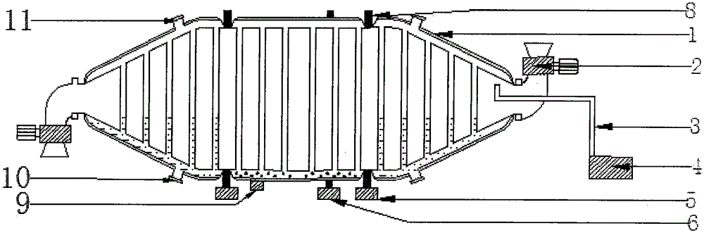 Thermal tube type vacuum drier capable of utilizing afterheat