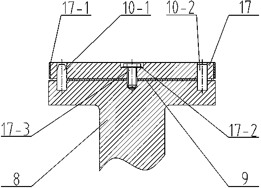 Frictional wear test device under current-carrying condition