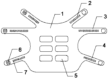 Adjustable guinea pig application fixator based on 3D scanning printing