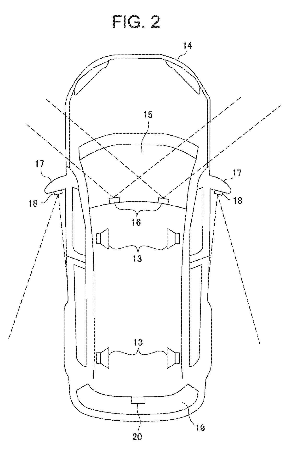 Automatic driving system for vehicles