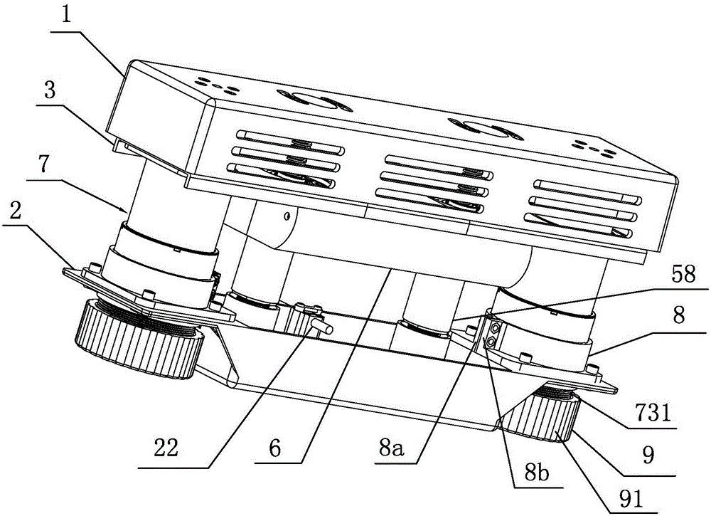 Lifter with ultralow mounting distance