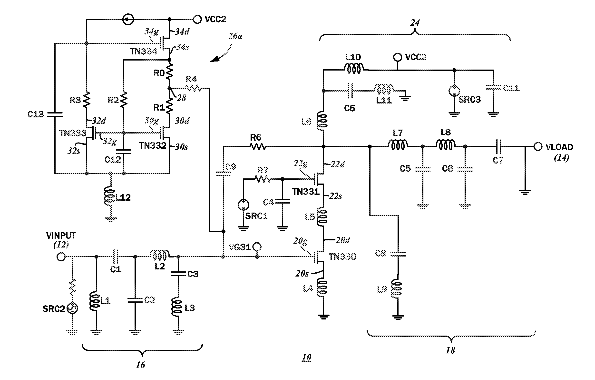 Bias-boosting circuit with a modified wilson current mirror circuit for radio frequency power amplifiers