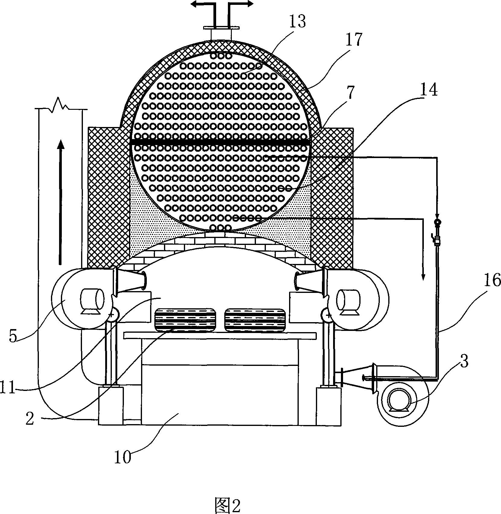 Waste and old tire cracking device and cracking method thereof