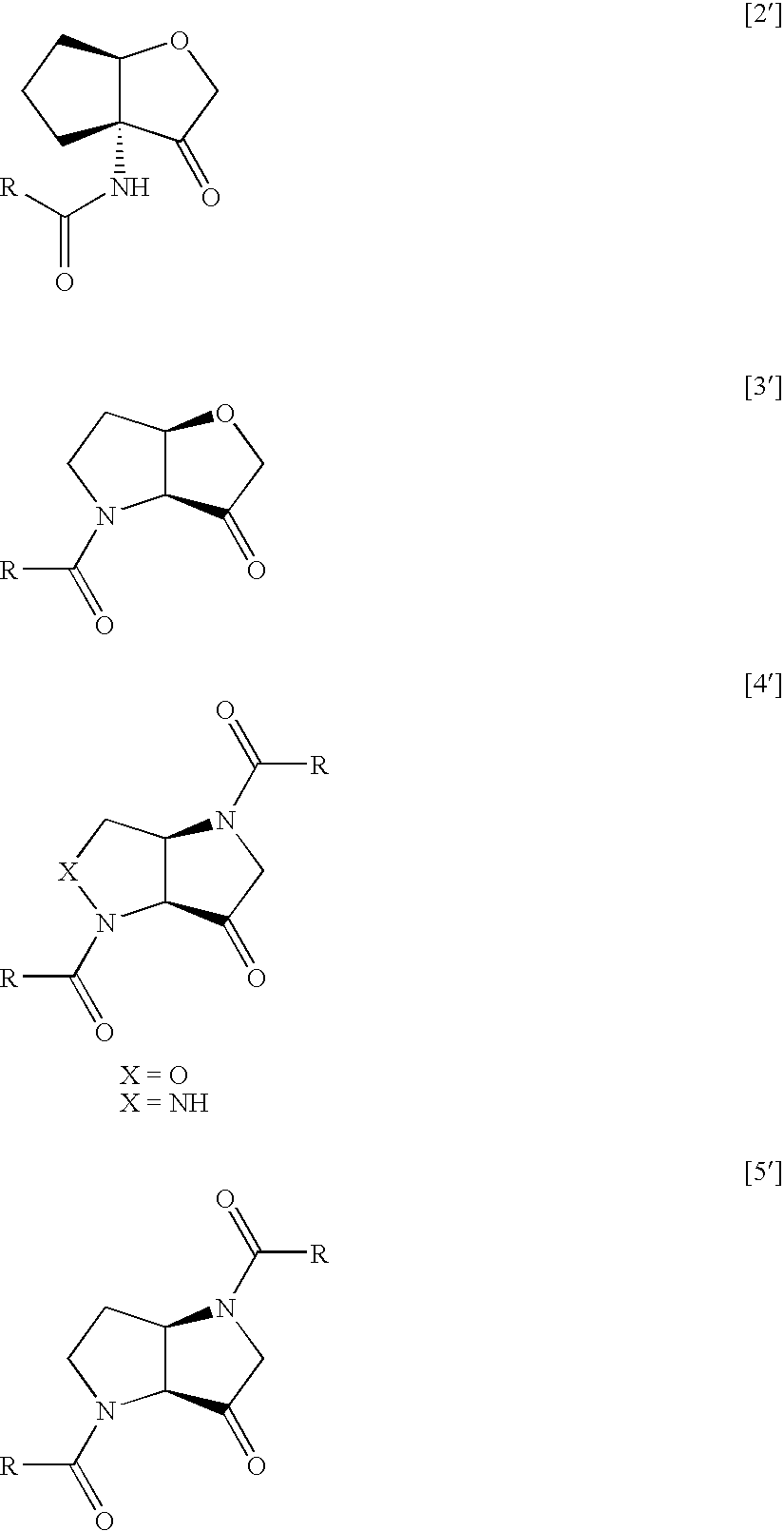 Tetrahydrofuro(3,2-B) pyrrol-3-one derivatives as inhibitors of cysteine proteinases