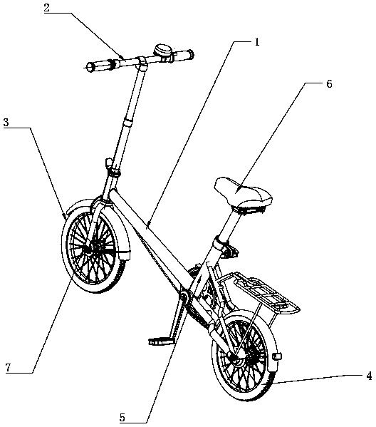 Bicycle using air brake