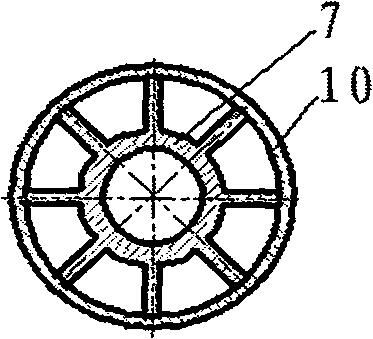 Vortex sand washing device