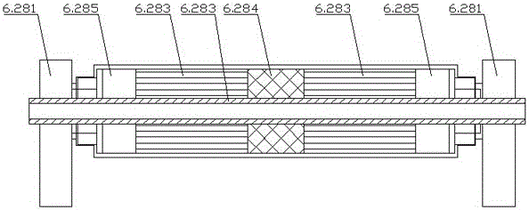 High-quality coaxial cable cooling device and cooling method