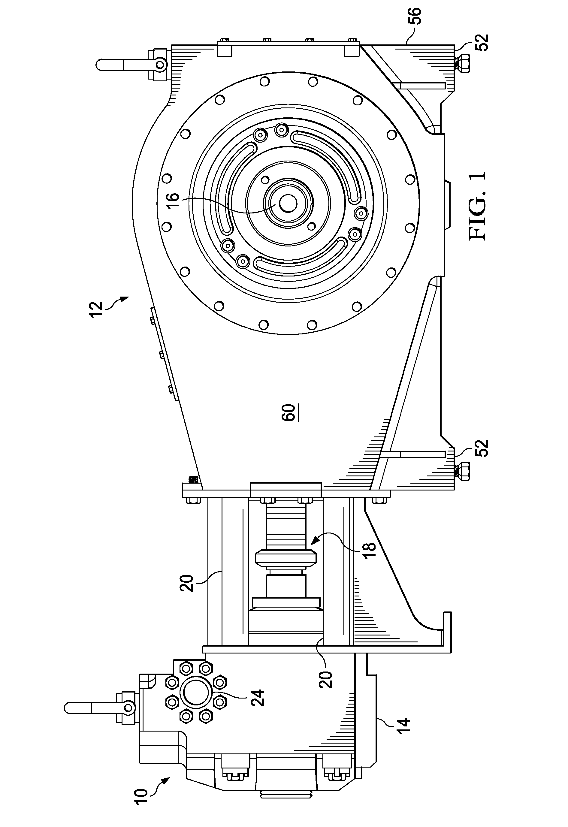 Bearing system for reciprocating pump and method of assembly