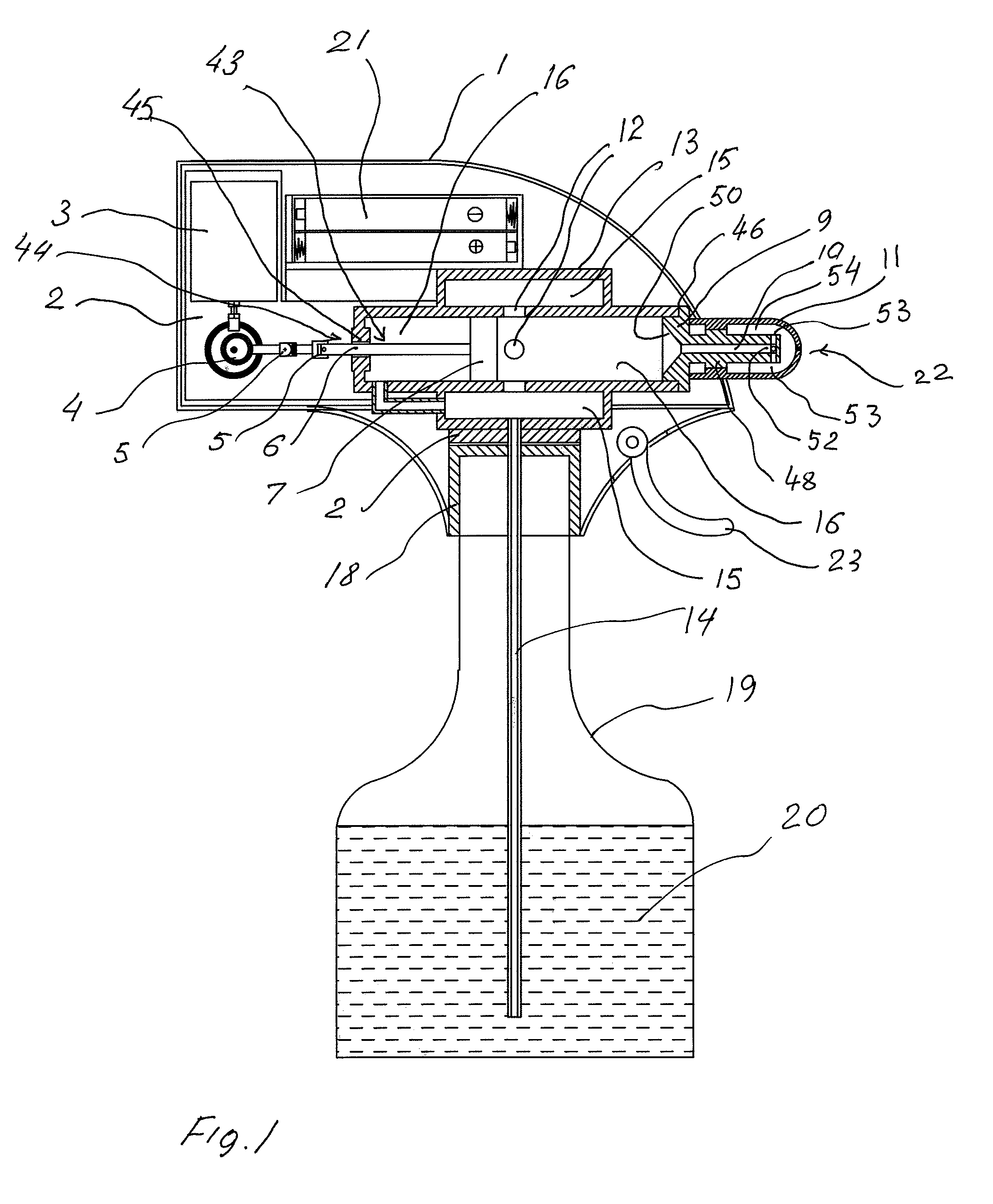 Piston vibratory pump