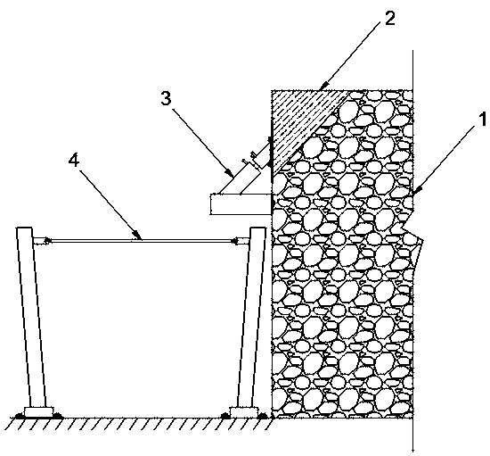 Disaster prevention device for geological weak surface