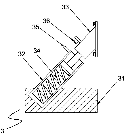 Disaster prevention device for geological weak surface