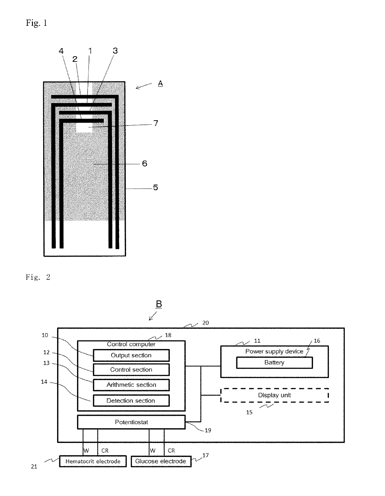 Biosensor comprising electrode for measuring hematocrit value