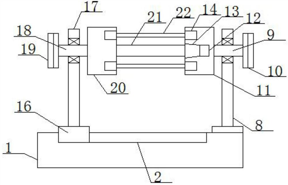 Track winding gradual change type rotation transmission connecting device