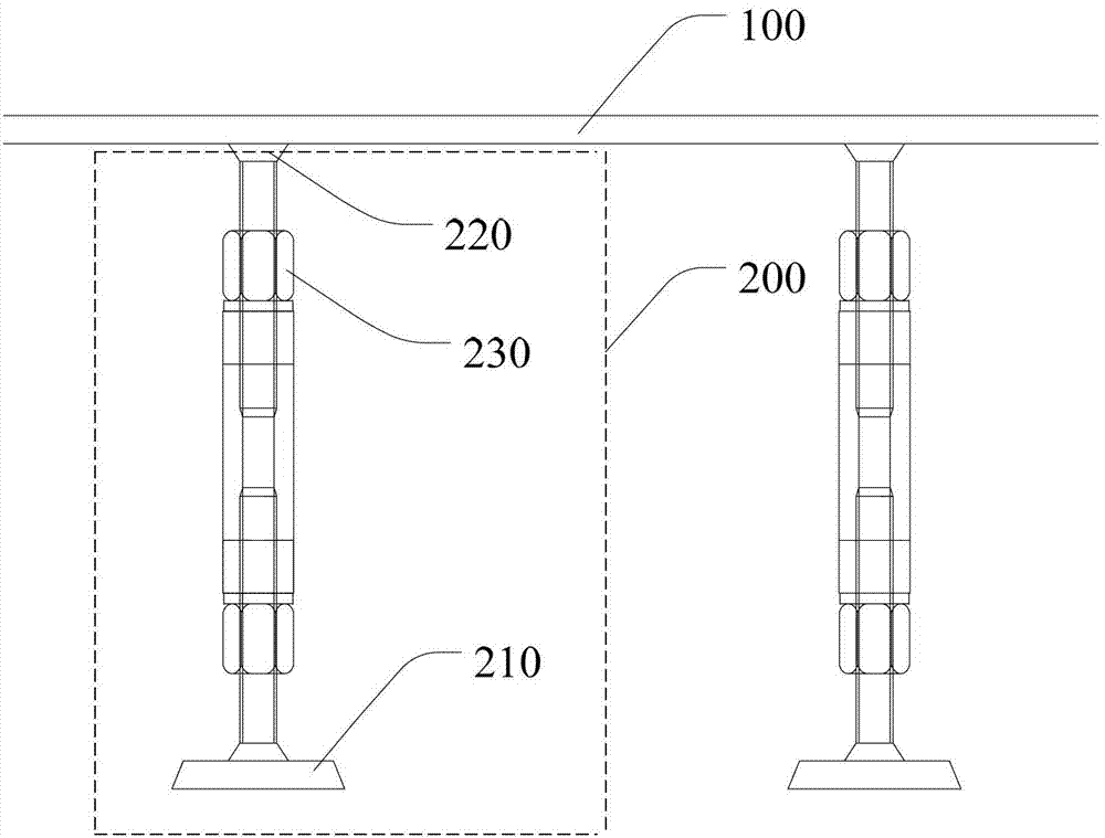 Supporting platform device