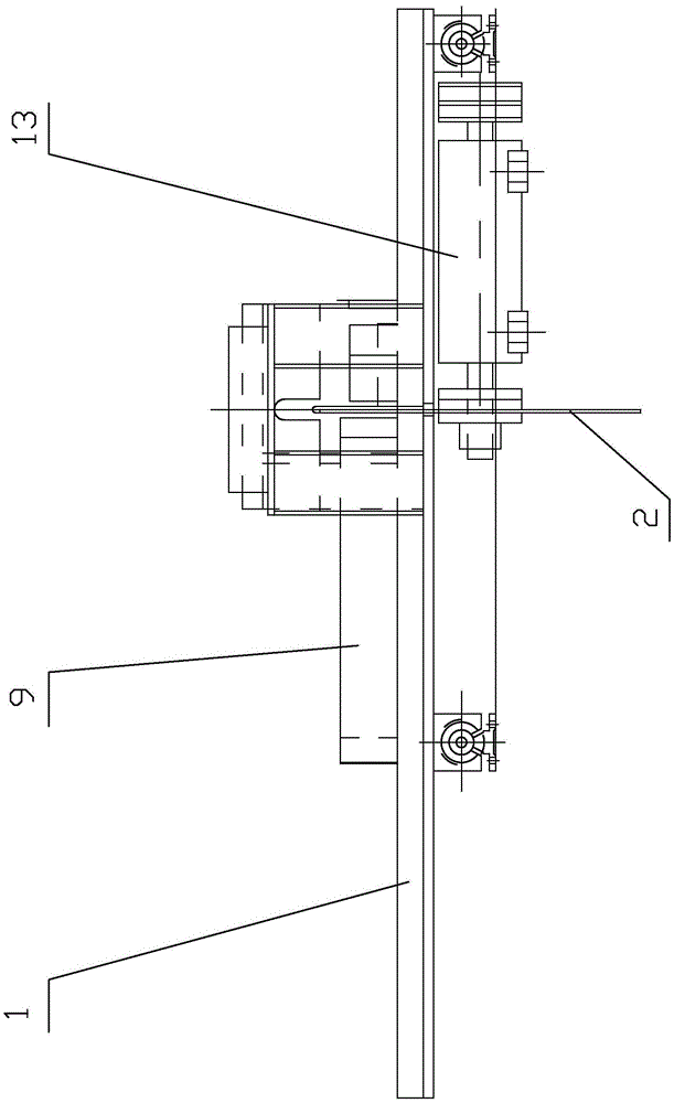 Square wood fixed-length cutting equipment tooling and cutting process