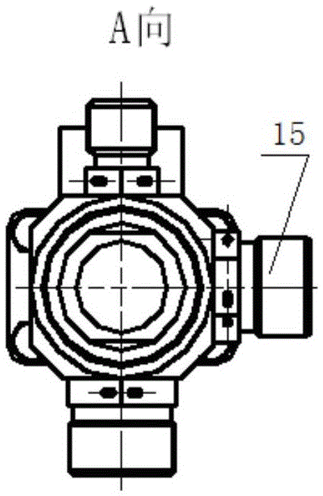 Electromagnetic pilot pneumatic-control two-position three-way valve
