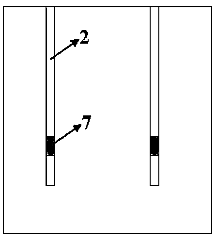 Large-space in-situ monitoring method for rock formation movement in coal mining