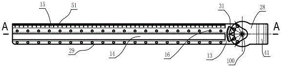 Aluminum nickel alloy mobile teaching triangular ruler with slope track grooves, through holes and corners