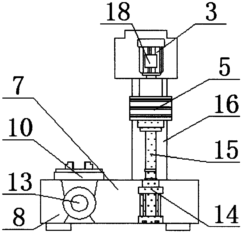 Multifunctional efficient double-column coordinate boring machine