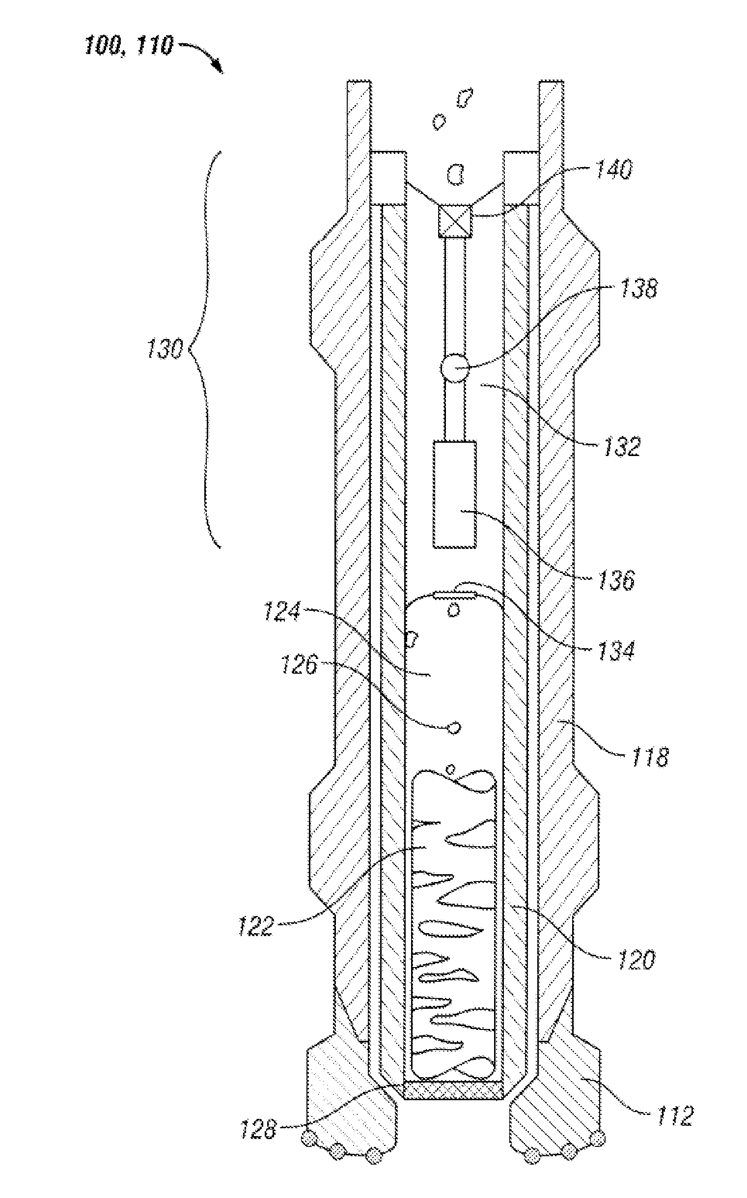 Instrumented Core Barrel Apparatus and Associated Methods
