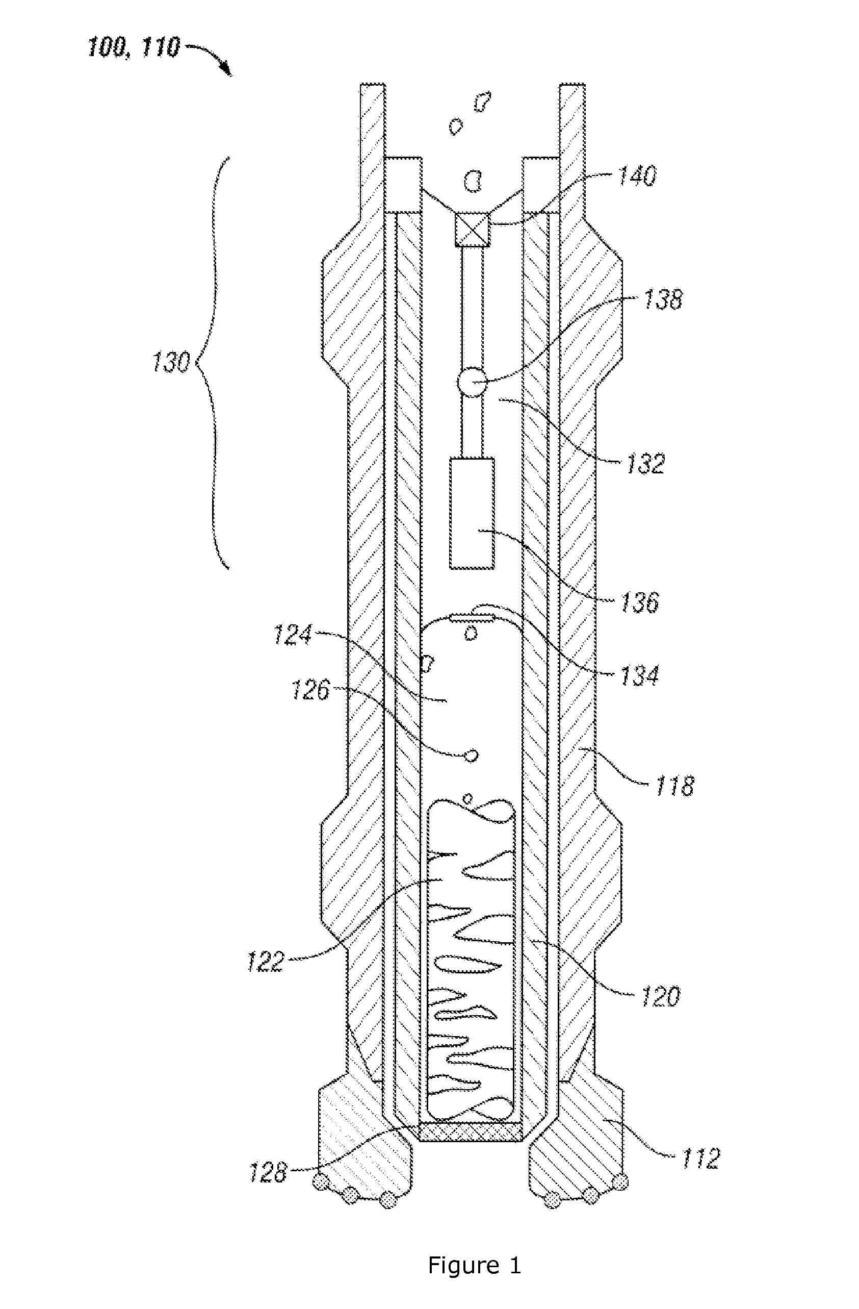 Instrumented Core Barrel Apparatus and Associated Methods