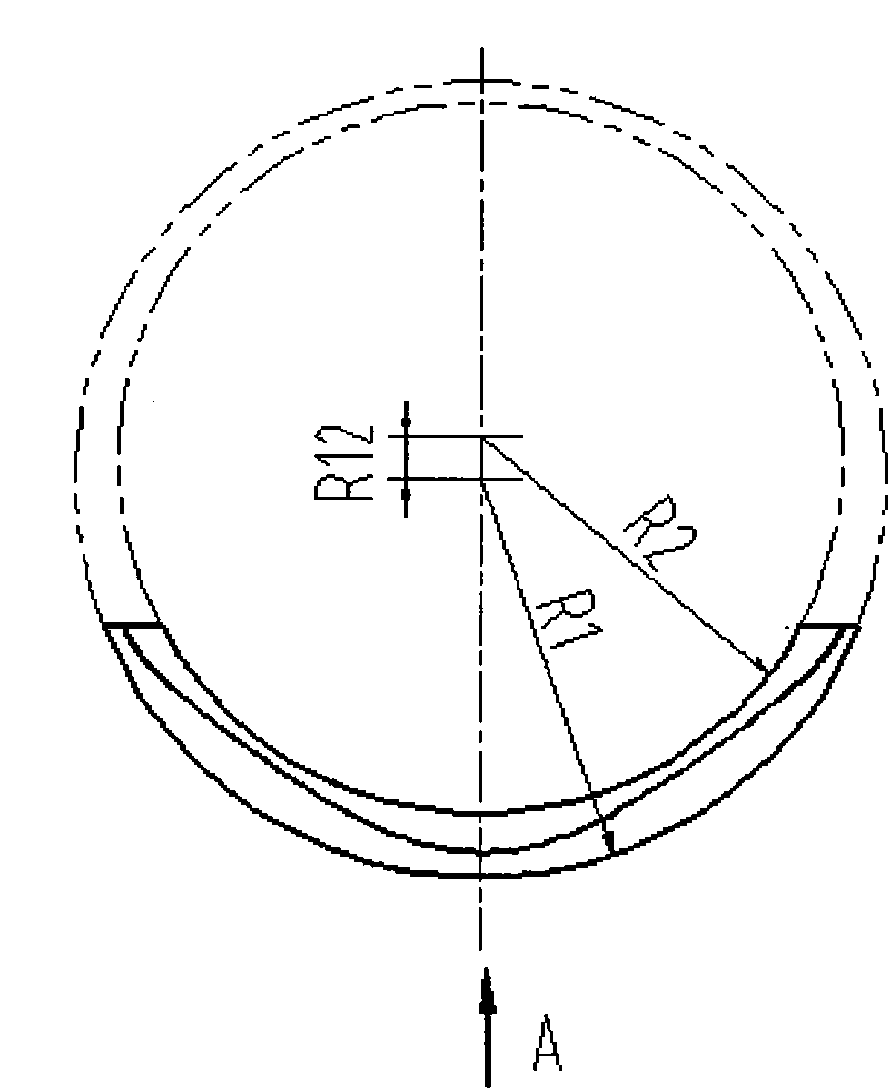 Under-balanced underground casing valve plate and processing method thereof