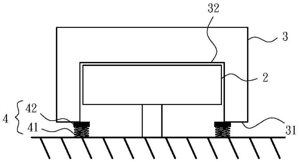 Cleaning robot with fan brake device