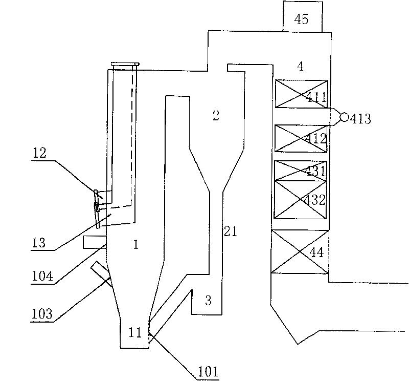 Biomass circulating fluid bed burning method and biomass circulating fluid bed boiler