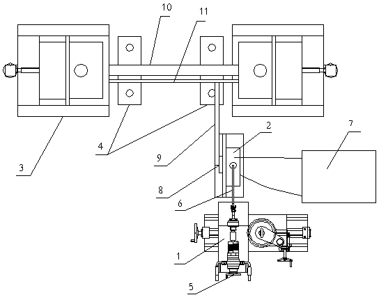 Test bed for steering system of electro-hydraulic servo automobile