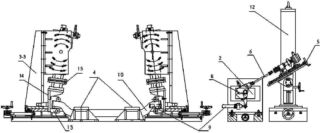 Test bed for steering system of electro-hydraulic servo automobile