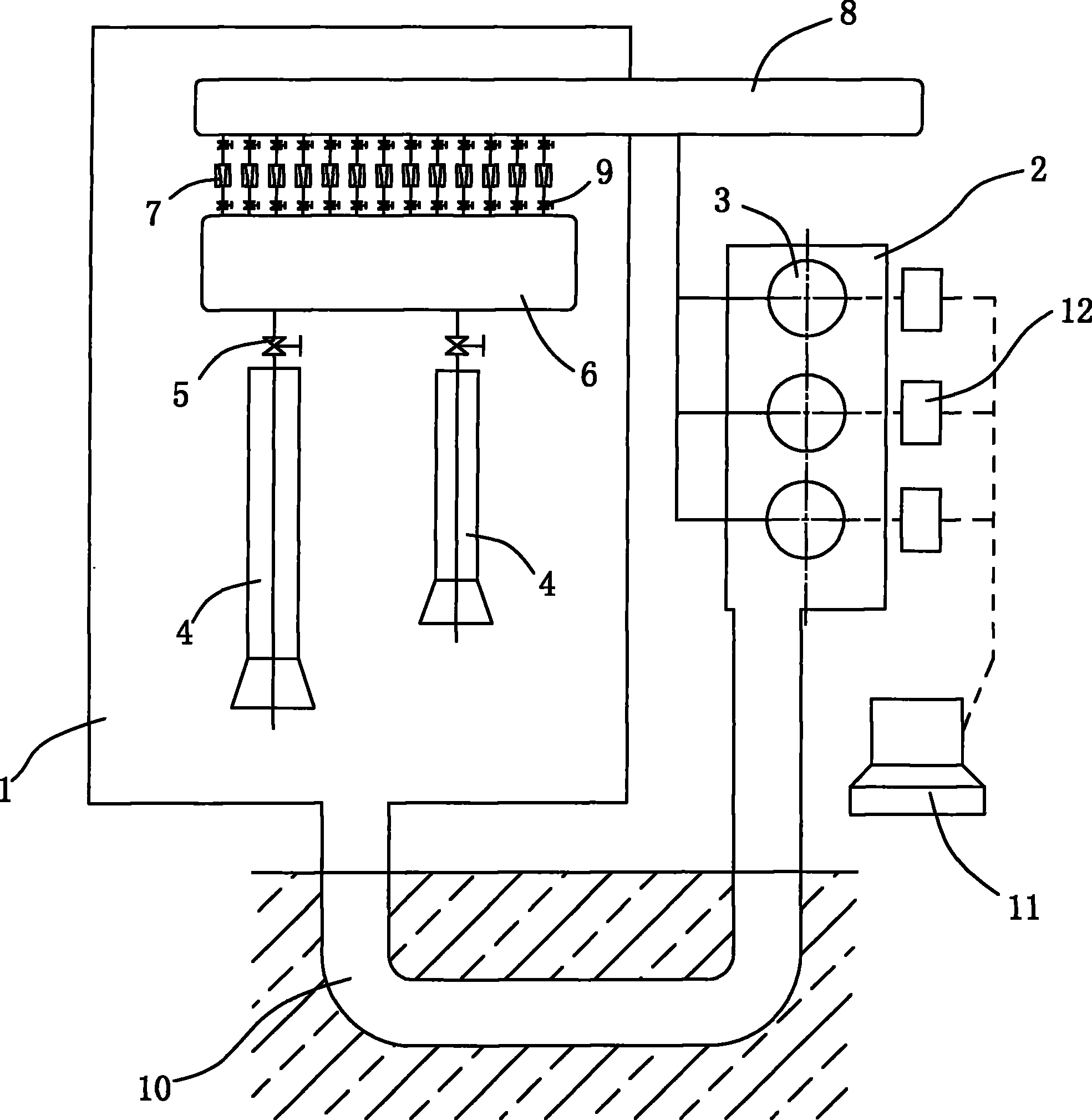 Apparatus for calibrating gas instrument