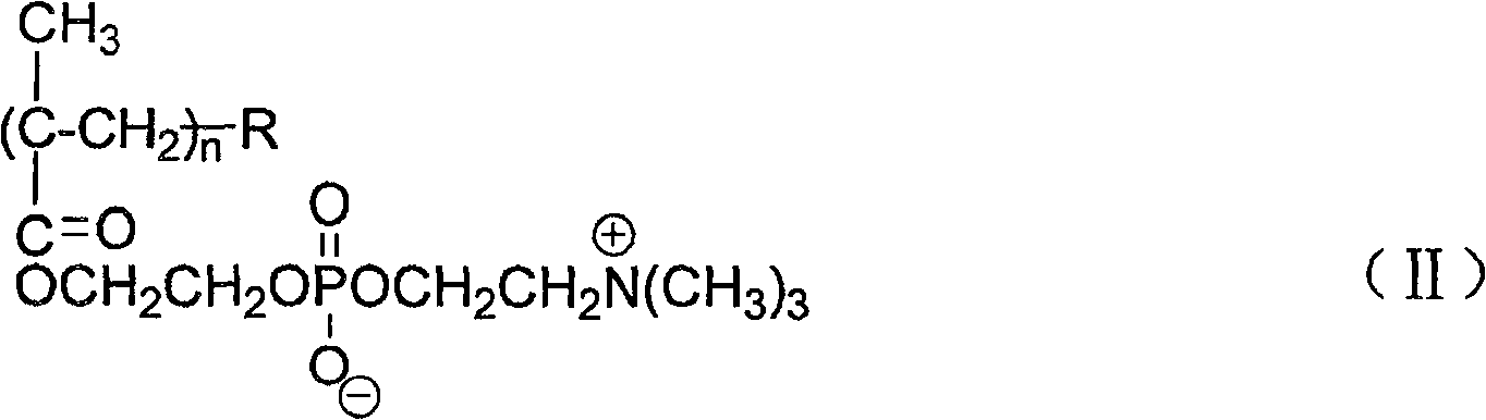 Acid choline biomimetic polymers coated carbon-nano tube and preparation method thereof