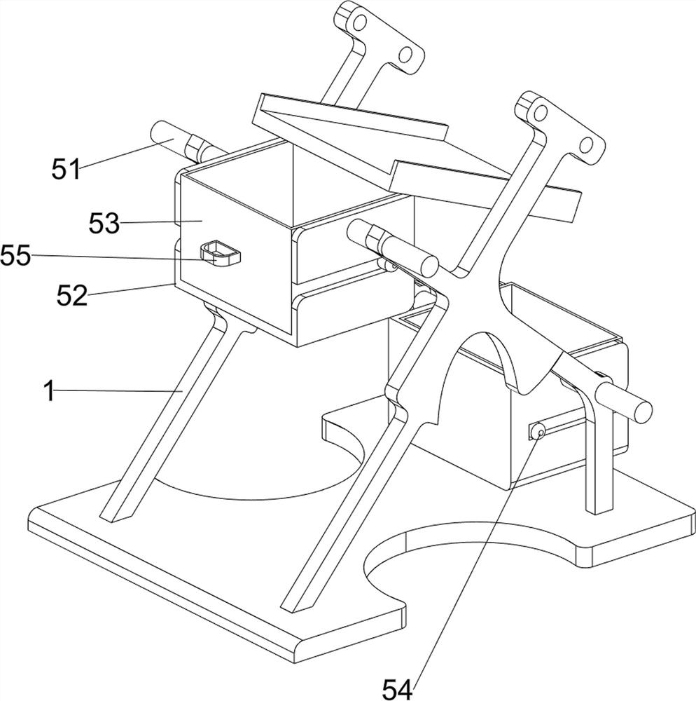 Starch stirring and sorting device for processing and production