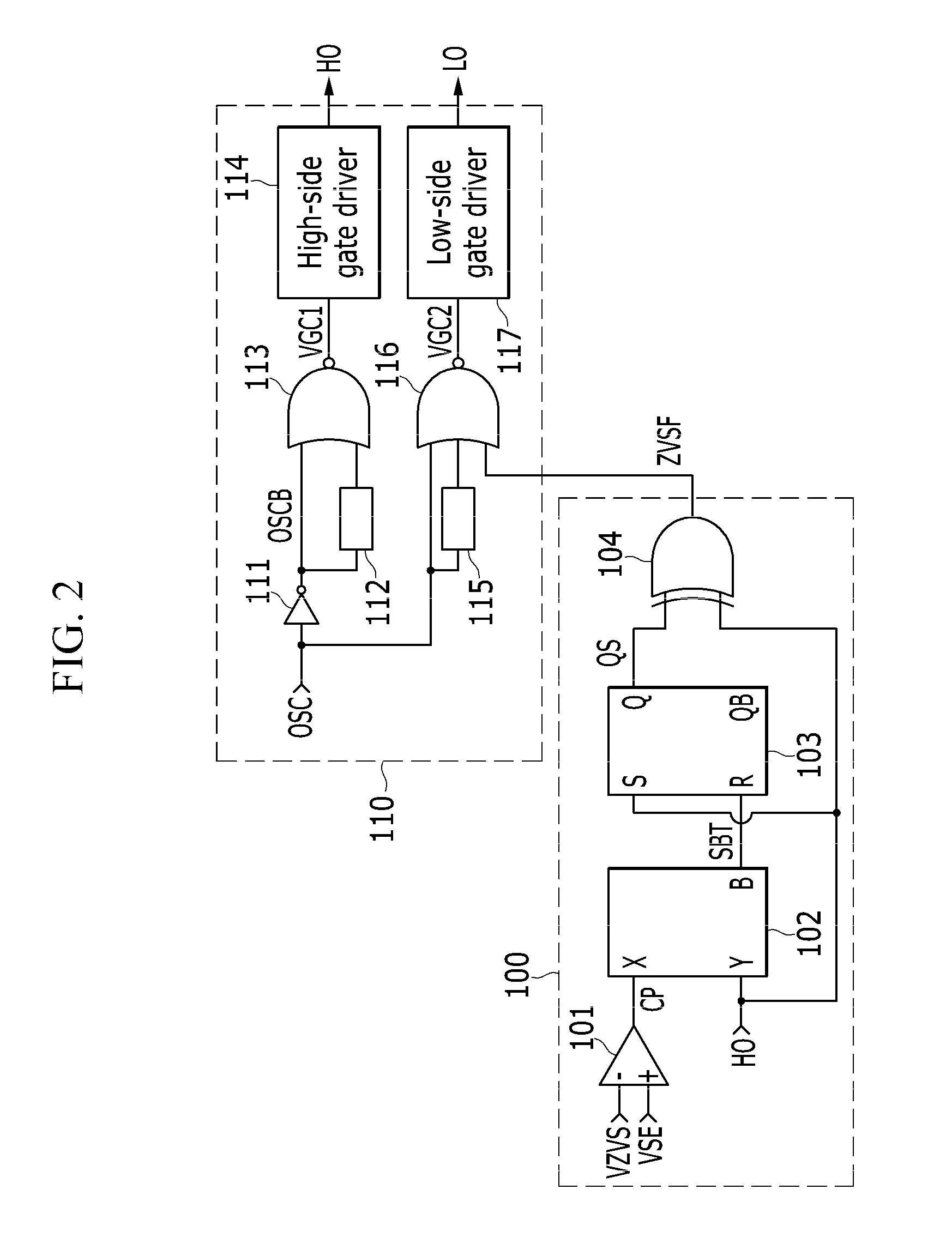 Switch control circuit, power supply device comprising the same and driving method of the power supply device