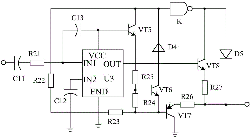 Wideband triangular wave control system based on step-down type constant current