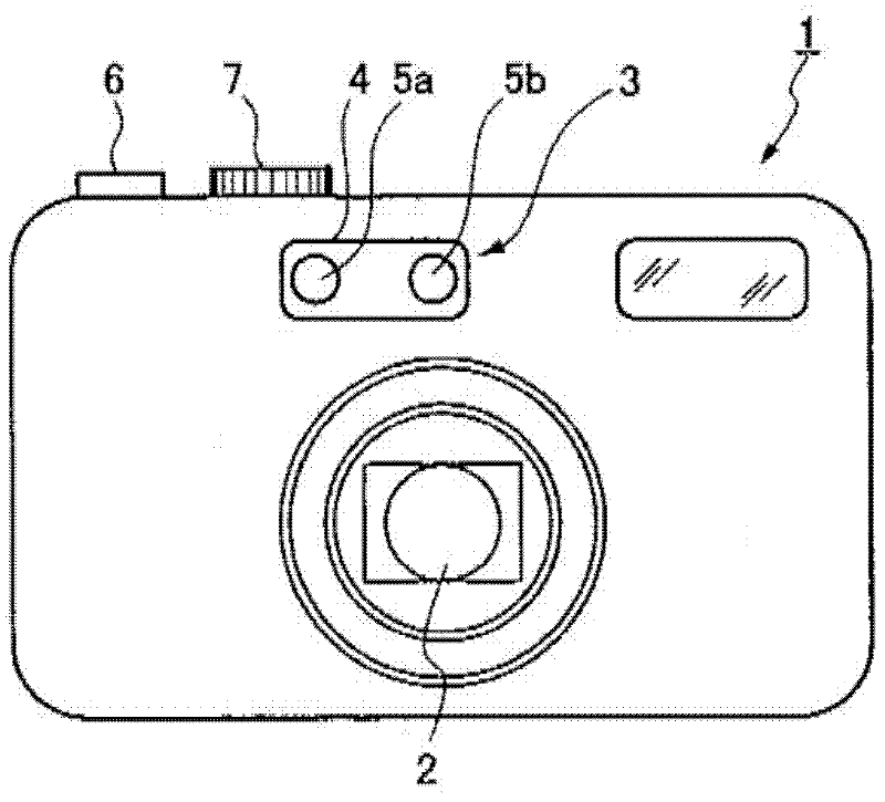 Range-finding device and imaging apparatus