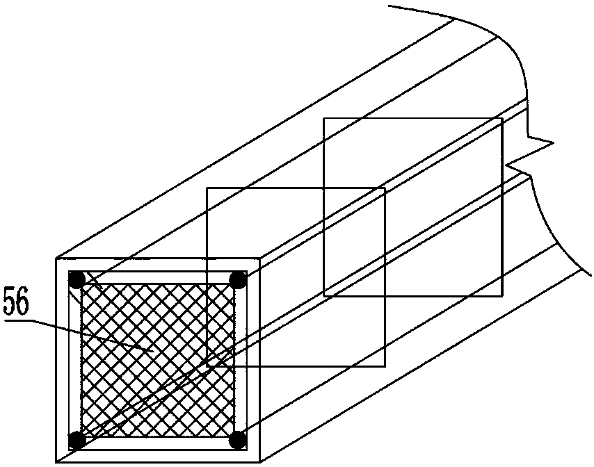 A prefabricated wall panel component with ribbed steel mesh